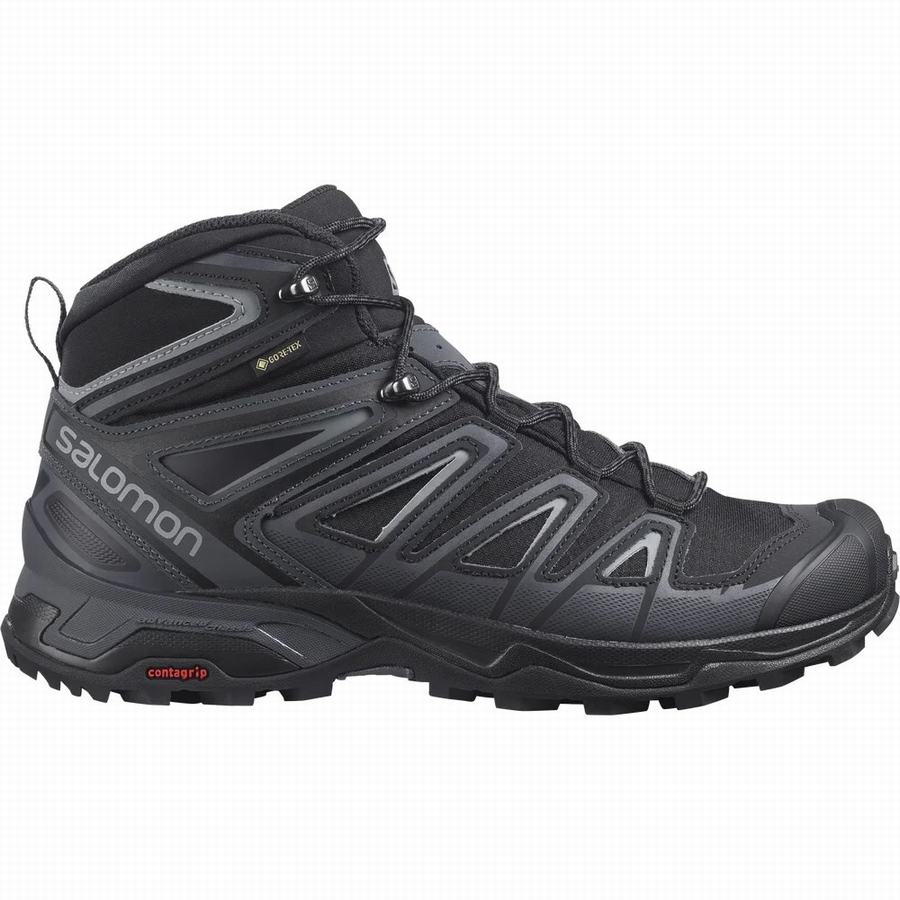 Salomon X Ultra 3 Wide Mid Gore-tex Vandrestøvler Herre Sort [BTY1820RH]